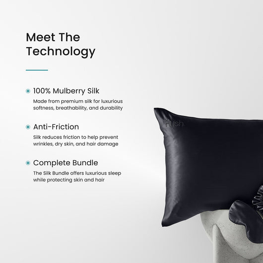 22mm Silk Pillowcase Set - Hair & Skin Care Bundle