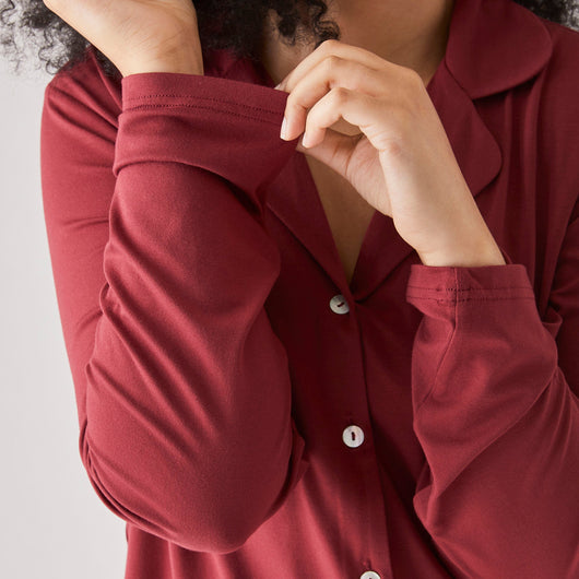 Cooling Silk Pyjamas Set - Temperature Regulating Sleepwear