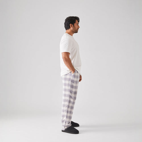 Men's Flannel Pyjama Bottoms - Soft Cotton Lounge Pants
