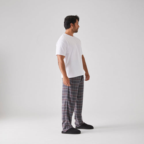 Men's Flannel Pyjama Bottoms - Soft Cotton Lounge Pants